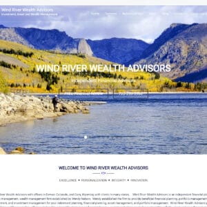 Wind River Wealth AdvisorsWebsite design Content, graphics and SEO by Content Branding Solutions